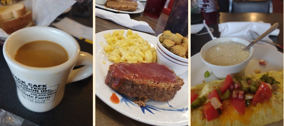 Y'all Come Back Cafe Menu